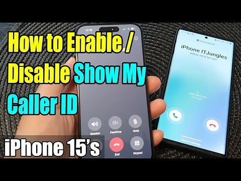iPhone 15/15 Pro Max: How to Enable/Disable Show My Caller ID