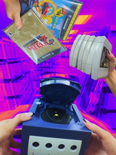 Packing Retro Nintendo GameCube & N64 Games | ASMR