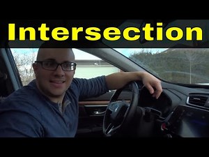 Entering And Exiting An Intersection-Driving Lesson