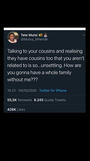 finding out your cousins have other cousins | Subscribe for more #motivation 😊👍