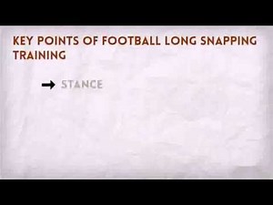 Football Long Snapper Weight Training Drills
