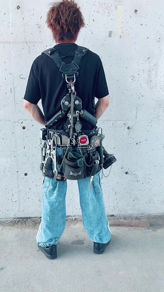 タジマ フルハーネス 付け方 | ニックス腰道具と仕様変更の職人紹介