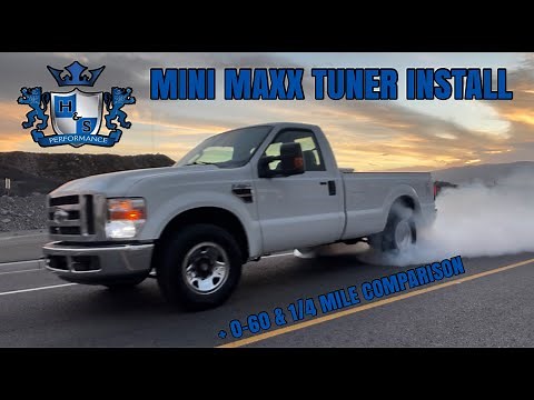 6.4 Powerstroke Mini Maxx diesel tuner install “how to”