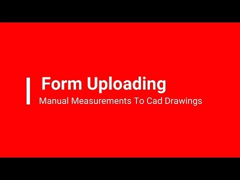 How To Turn An AB Swimming Measurement into A Drawing - FORM TO CAD. Manual File Upload