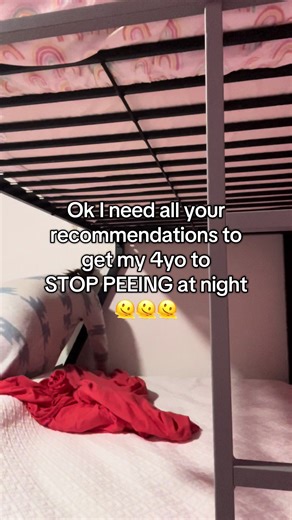 I cannottttt keep changing sheets 😭 She’s been out of diapers during the day for well over 2 years but we just can’t kick the nighttime pull ups! She soaks her pull up every night and I’m constantly having to change her sheets. We’ve tried motivation, no water before bed, going potty before bed, bribes 🤣, idk what else to do. My 6yo was a breeze but this kid just can’t kick it. I know I know, “she’ll outgrow it,” “she’ll do it when she’s ready” but I gotta try somethingggg Somebody please tell