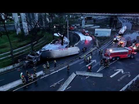 Gas truck explosion in Mexico City leaves 4 dead, 90 injured