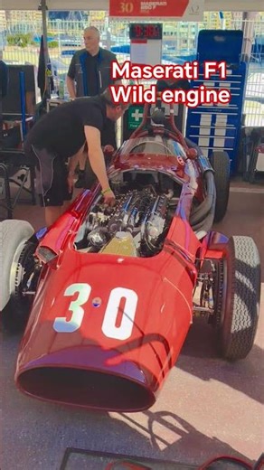 Grand prix de Monaco historique 2026 - Maserati L6 engine #shorts