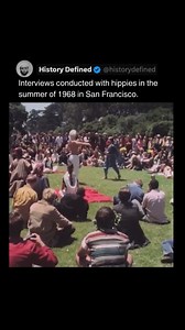 300K views · 4.4K reactions | Interviews conducted with hippies in the summer of 1968 in San Francisco. | History Defined | Facebook