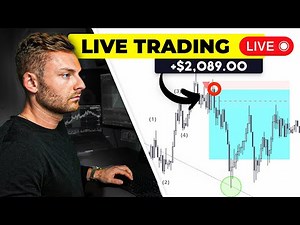 LIVE TRADING CRYPTO - How I Profited $2,098 In One Day (Full Strategy)