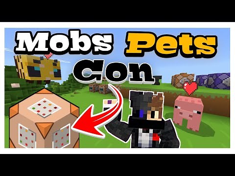 Como tener Cualquier Mob de Mascota en Minecraft Bedrock 1.18.32 |Trucos con comandos| Mobs Pet