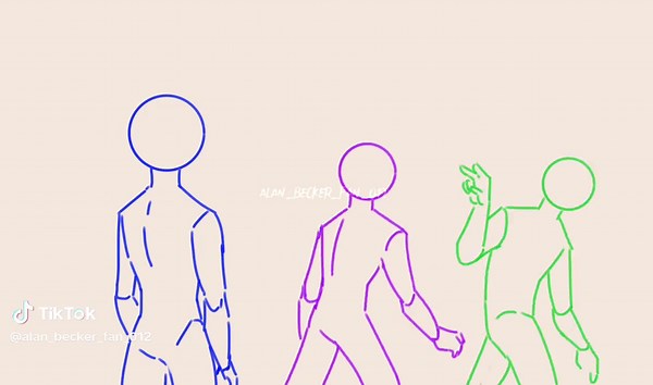 Alan Becker: Green x Purple Child Animation