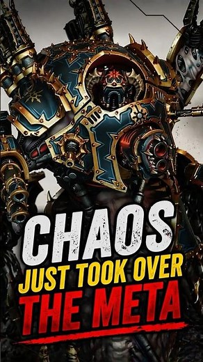 Chaos Just Took Over the Meta 😳#chaosspacemarines #warhammer40k #warhammer