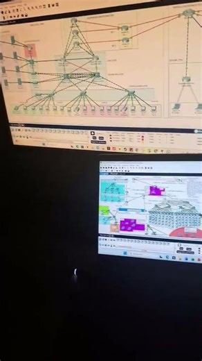 are you okay ??? NOOO 😵😵😵 Cisco Packet Tracer #networkengineer #cisco #shorts #fyp