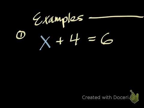 solving one-step equations: addition and subtraction