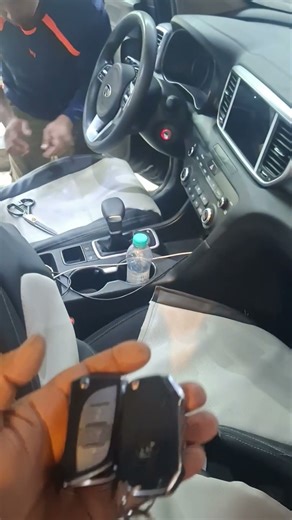 kia sportage program remote and key #carkeys #automobile