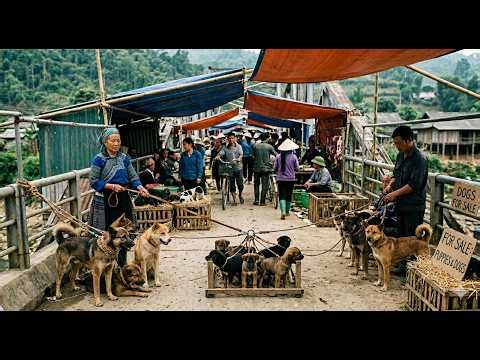 Vietnam Market Life | Dog Meat Trade & Local Culture