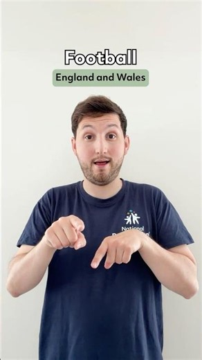 Football-themed British Sign Language (BSL) Words