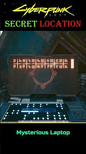 The witcher 3 Secret Location in Cyberpunk 2077 #pcgaming #cyberpunk2077 #shorts