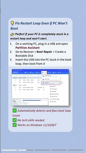 PC Stuck in Restart Loop? FIX NOW! ⚡