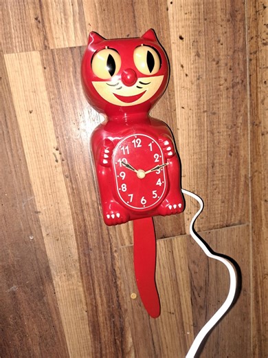 KIT CAT CLOCK Model D3 Red Refurbished - Etsy