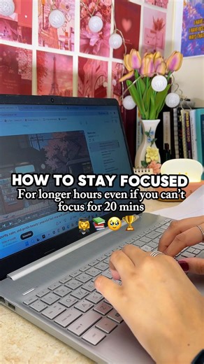 How to stay focused for longer hours!!📚🥺 #study #studymotivation #motivation #focus #stayfocus
