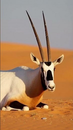 Majestic Arabian Oryx Thrive in the Desert Wilderness! 🏜️