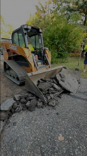 How to remove an asphalt driveway.