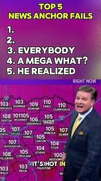 5 top newscaster anchor fails