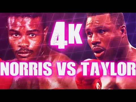 Terry Norris vs Meldrick Taylor (Highlights) 4K