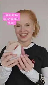 Bulky pointe shoes quick fix | Toe pad tips. #advice #pointeshoes #ballet