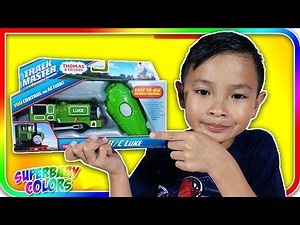 Thomas and Friends Trackmaster RC Luke Toy Train Unboxing - SuperBaby Colors