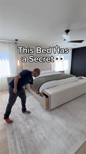 Your Bed Should Be Doing This 👀 #spacesavingfurniture #bedroomdesign