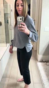 Workout or Lounge? 🧘‍♀️ Yogipace Flare Capri Yoga Pants Try-On