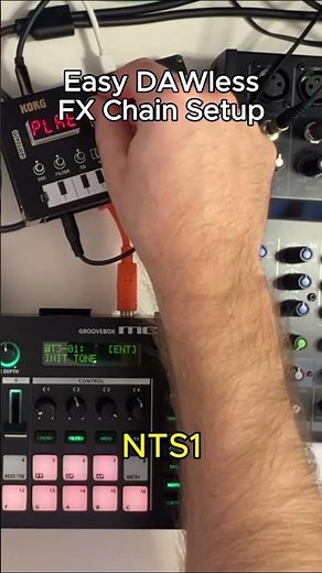 EASY DAWless setup | Korg NTS-1, Korg Volca FM, Korg Volca Keys, Roland MC101 #dawless #synth #korg