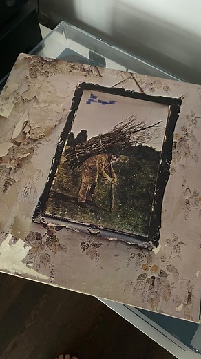 Roch’s vinyl records | 54 years ago, Led Zeppelin released their fourth album on November 8, 1971. I have an old copy of this album; the cover is damaged, but... | Instagram