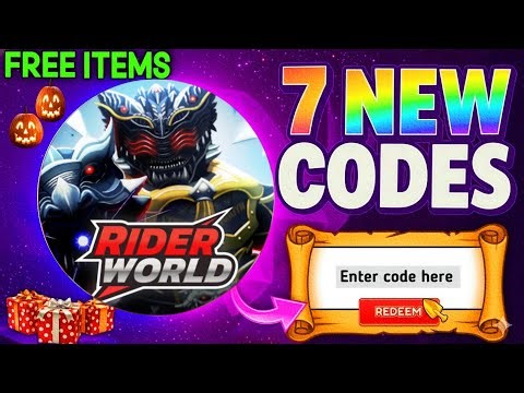 *SECRET UPDATE!* | RIDER WORLD CODES 2025 (ROBLOX Rider World)