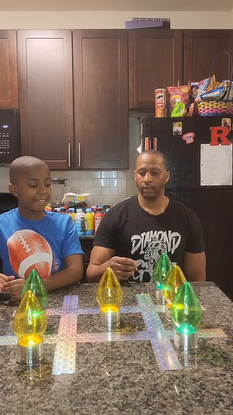 Christmas Tic Tac Toe Challenge for Family Game Night