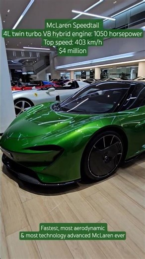 $4 million McLaren Speedtail hyper GT supercar