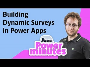 Building Dynamic Surveys in Power Apps Without Custom Connectors | Power Minutes #13