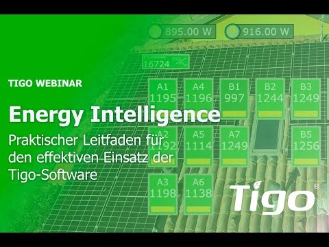 Energy Intelligence: praktischer Leitfaden für den effektiven Einsatz der Tigo-Software