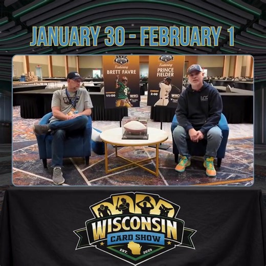 SHOW STARTS TOMORROW AT 3PM! Followed by trade night at 8pm at Major Goolsby's! Saturday 10am-6pm & Sunday 10am-4pm | Wisconsin Card Show