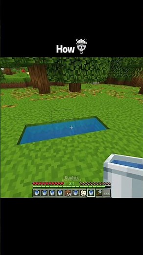 Minecraft infinite water trick moments