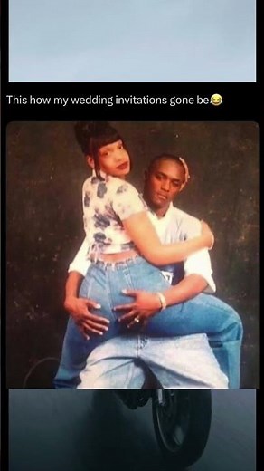 THIS How My Wedding Invites Gone Be!Vintage Couple Goals 😂💍#Shorts