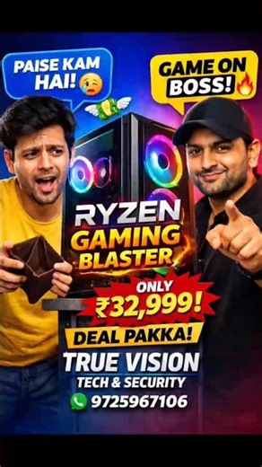 Best Budget PC Under ₹35K! Ryzen 5 3400G • Gaming + Editing Beast • Perfect for Students 🎮✨