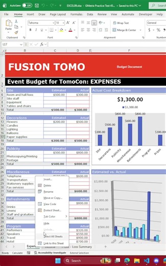 How to color sheet tabs in Microsoft Excel