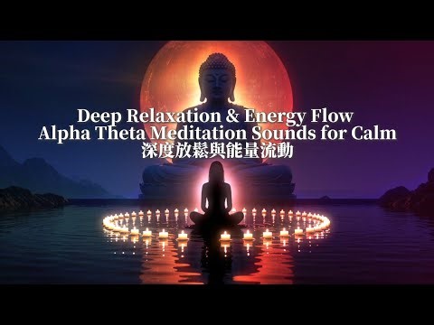 100% NO ADS ｜Powerful Alpha Theta＆Healing Energy Flow｜強效放鬆頻率＆療癒能量流動