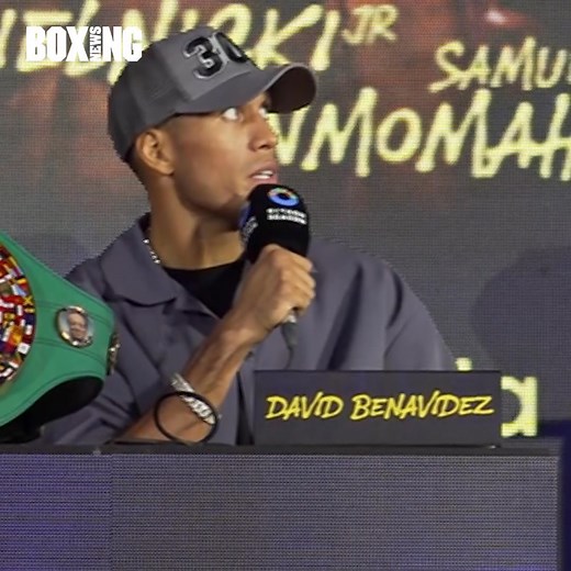🗣️ David Benavidez says he plans to "dominate" Anthony Yarde when they lock horns for the WBC light-heavyweight title on Saturday night. #BenavidezYarde | Boxing News