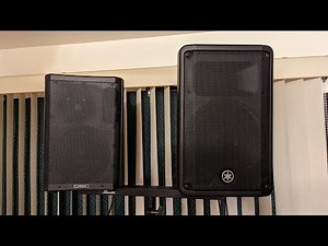 Yamaha DBR10 vs QSC CP8 - Spoken Word & Music