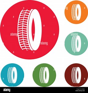 Protector icons circle set vector isolated on white background Stock Vector Image & Art - Alamy