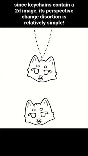 process of animating a swinging keychain!